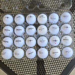 Top-Flite White Golf Balls - 24 Pack